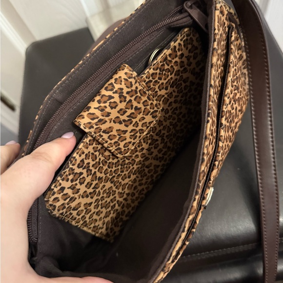 Vintage Leopard Print Liz Claiborne Purse - Picture 6 of 10